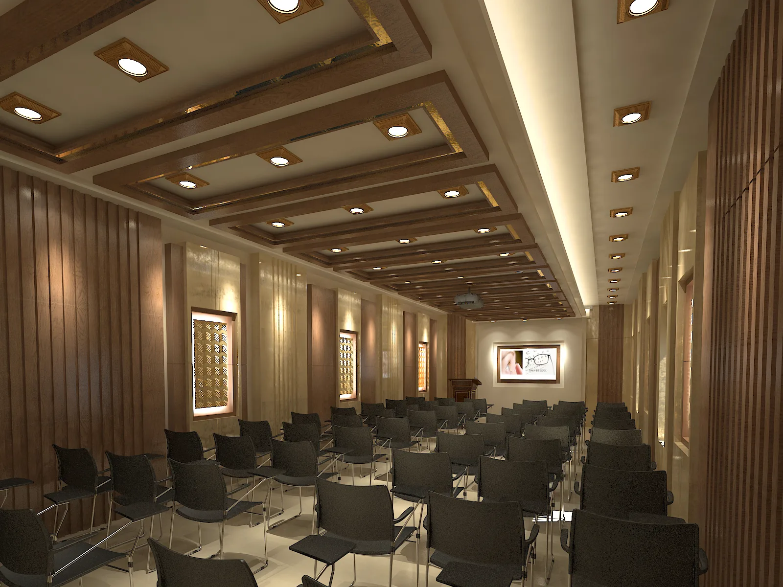 Lecture hall — design view 1